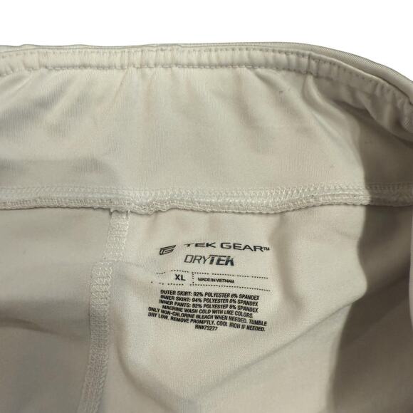 Tek Gear Women’s white tennis skort, tiered, Xl - Picture 4 of 5